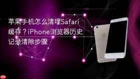 苹果手机怎么清理safari缓存？iphone浏览器历史记录清除步骤