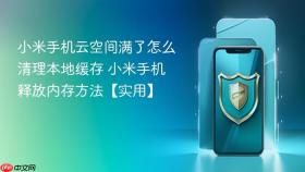 小米手机云空间满了怎么清理本地缓存 小米手机释放内存方法【实用】