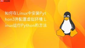 如何在linux中安装python3并配置虚拟环境 linux运行python的方法