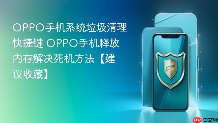 oppo手机系统垃圾清理快捷键 oppo手机释放内存解决死机方法【建议收藏】