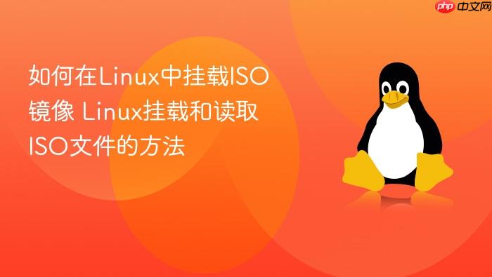 如何在linux中挂载iso镜像 linux挂载和读取iso文件的方法