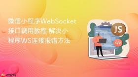 微信小程序WebSocket接口调用教程 解决小程序WS连接报错方法
