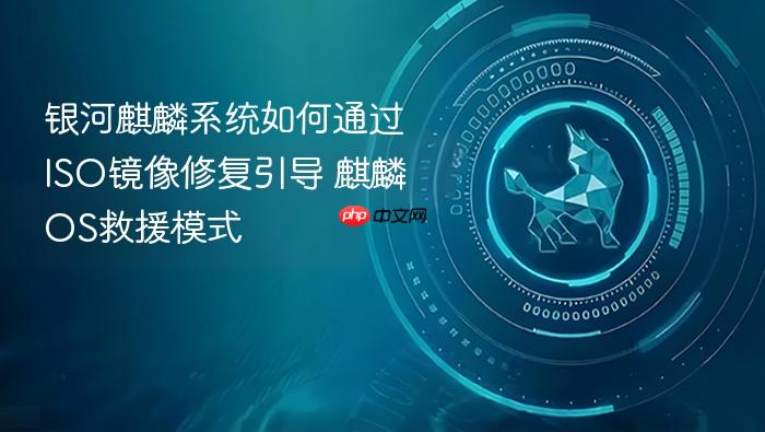 银河麒麟系统如何通过iso镜像修复引导 麒麟os救援模式