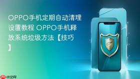 OPPO手机定期自动清理设置教程 OPPO手机释放系统垃圾方法【技巧】