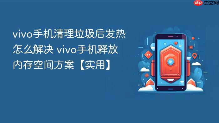 vivo手机清理垃圾后发热怎么解决 vivo手机释放内存空间方案【实用】