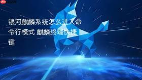 银河麒麟系统怎么进入命令行模式 麒麟终端快捷键