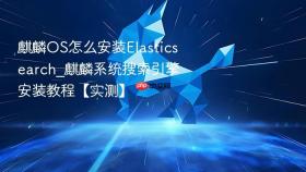 麒麟os怎么安装elasticsearch_麒麟系统搜索引擎安装教程【实测】