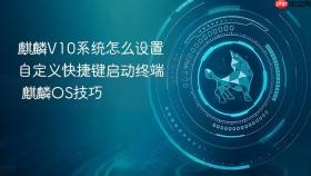 麒麟V10系统怎么设置自定义快捷键启动终端 麒麟OS技巧