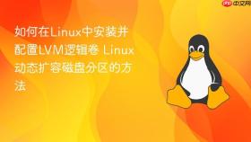 如何在Linux中安装并配置LVM逻辑卷 Linux动态扩容磁盘分区的方法