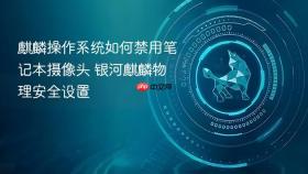 麒麟操作系统如何禁用笔记本摄像头 银河麒麟物理安全设置