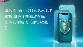 真我Realme GT6垃圾清理教程 真我手机释放存储空间实用技巧【建议收藏】