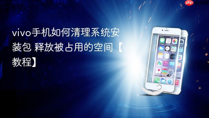 vivo手机如何清理系统安装包 释放被占用的空间【教程】