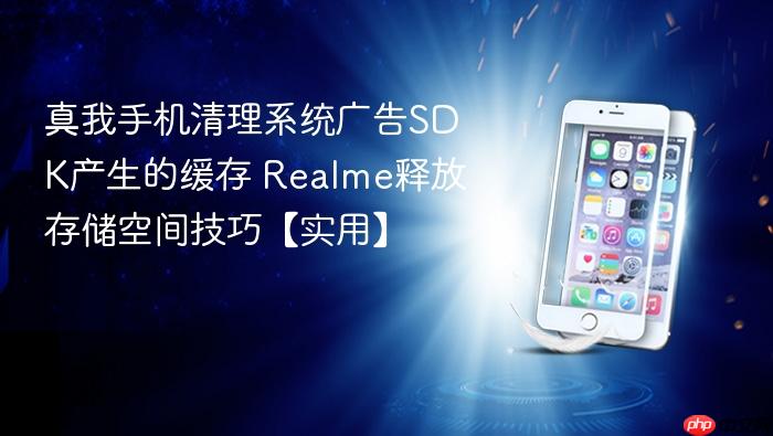 真我手机清理系统广告sdk产生的缓存 realme释放存储空间技巧【实用】