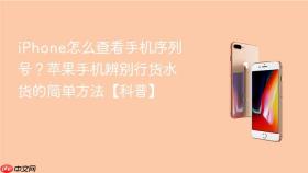 iphone怎么查看手机序列号?苹果手机辨别行货水货的简单方法【科普】