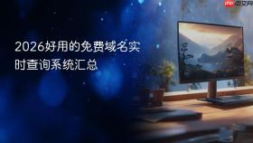 2026好用的免费域名实时查询系统汇总