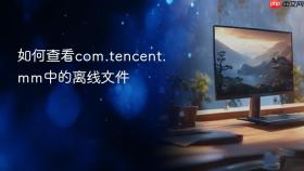 如何查看com.tencent.mm中的离线文件
