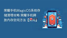 荣耀手机magicos系统存储清理攻略 荣耀手机释放内存空间方法【实用】