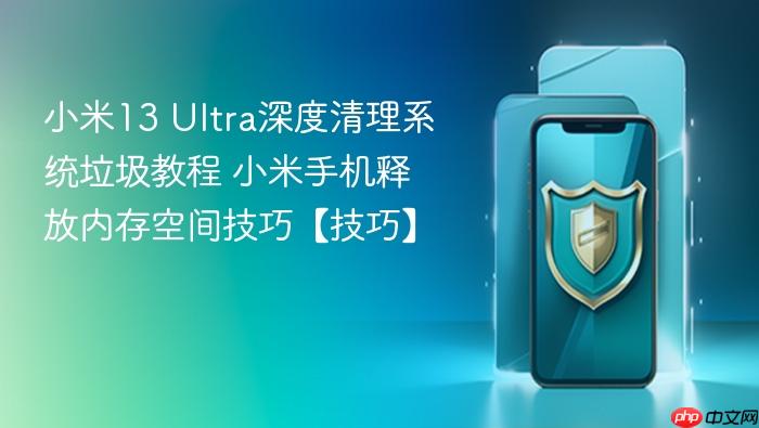 小米13 ultra深度清理系统垃圾教程 小米手机释放内存空间技巧【技巧】