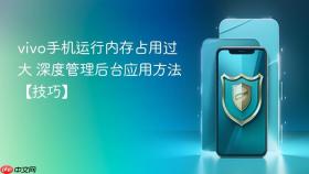 vivo手机运行内存占用过大 深度管理后台应用方法【技巧】