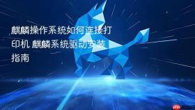 麒麟操作系统如何连接打印机 麒麟系统驱动安装指南