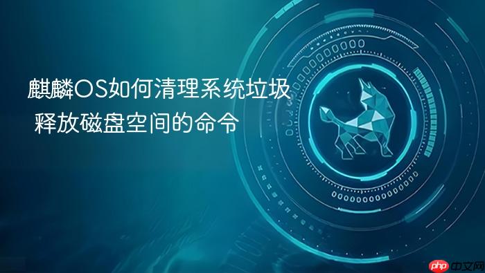 麒麟os如何清理系统垃圾 释放磁盘空间的命令