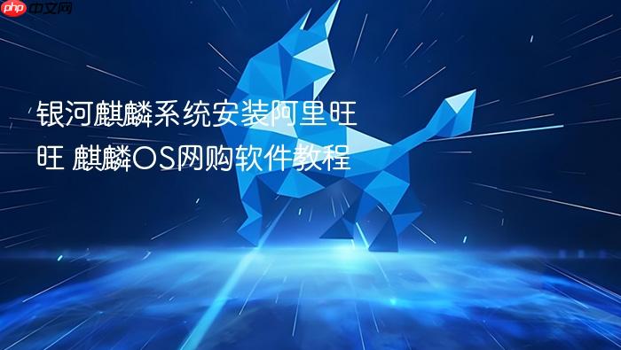 银河麒麟系统安装阿里旺旺 麒麟os网购软件教程