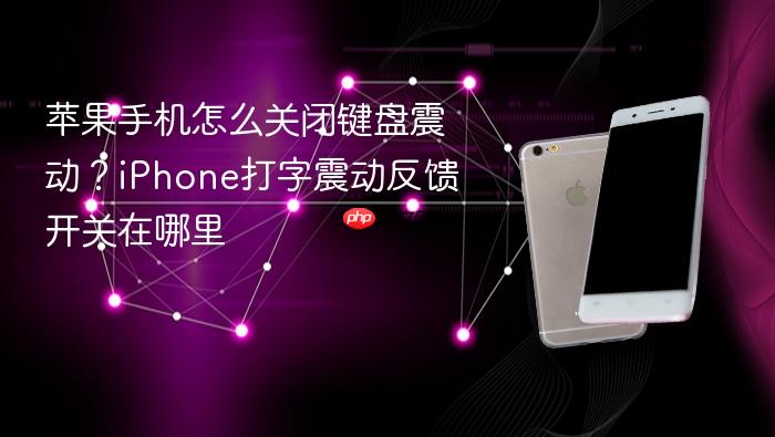 苹果手机怎么关闭键盘震动?iphone打字震动反馈开关在哪里