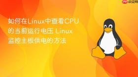 如何在Linux中查看CPU的当前运行电压 Linux监控主板供电的方法