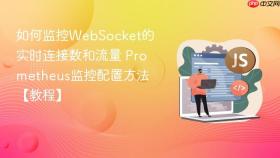如何监控websocket的实时连接数和流量 prometheus监控配置方法【教程】