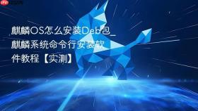 麒麟os怎么安装deb包_麒麟系统命令行安装软件教程【实测】