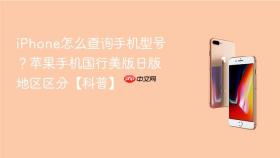 iphone怎么查询手机型号?苹果手机国行美版日版地区区分【科普】