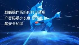 麒麟操作系统如何设置用户密码最小长度 银河麒麟安全加固