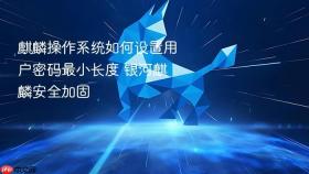 麒麟操作系统如何设置用户密码最小长度 银河麒麟安全加固
