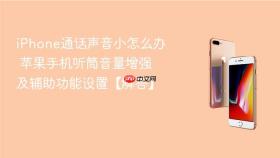 iphone通话声音小怎么办 苹果手机听筒音量增强及辅助功能设置【解答】