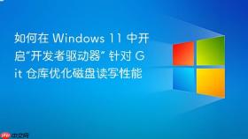 如何在 windows 11 中开启“开发者驱动器” 针对 git 仓库优化磁盘读写性能