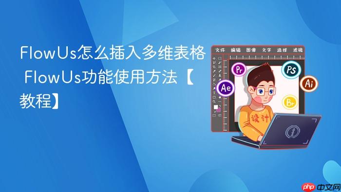 flowus怎么插入多维表格 flowus功能使用方法【教程】