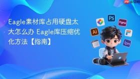 eagle素材库占用硬盘太大怎么办 eagle库压缩优化方法【指南】