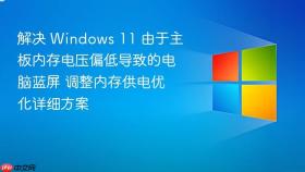解决 Windows 11 由于主板内存电压偏低导致的电脑蓝屏 调整内存供电优化详细方案