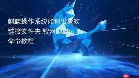 麒麟操作系统如何设置软链接文件夹 银河麒麟ln命令教程