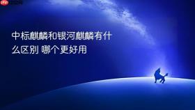 中标麒麟和银河麒麟有什么区别 哪个更好用