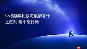 中标麒麟和银河麒麟有什么区别 哪个更好用