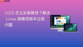 uos 怎么安装微信?解决 linux 版微信版本过低问题