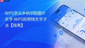 wps怎么手机识别图片文字 wps拍照转文字方法【指南】