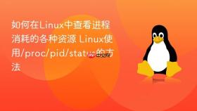 如何在linux中查看进程消耗的各种资源 linux使用/proc/pid/status的方法