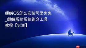 麒麟OS怎么安装阿里兔兔_麒麟系统系统跑分工具教程【实测】
