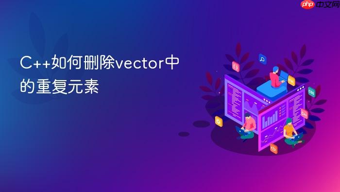 c++如何删除vector中的重复元素