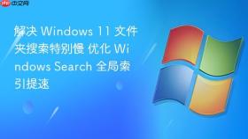 解决 windows 11 文件夹搜索特别慢 优化 windows search 全局索引提速