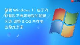 修复 windows 11 由于内存颗粒不兼容导致的频繁闪退 调整 bios 内存电压稳定方案