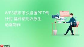 WPS演示怎么设置PPT倒计时 插件使用及原生动画制作