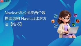 navicat怎么同步两个数据库结构 navicat比对方法【技巧】
